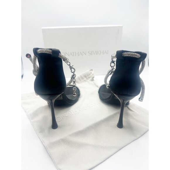NWB Jonathan Simkhai Dalton Crystal Knot Sandal 38 - Picture 5 of 8